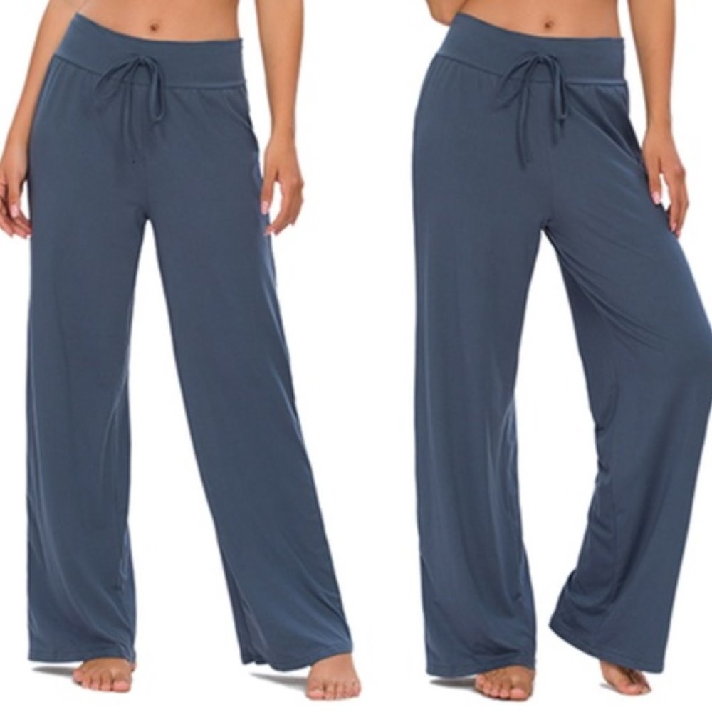 Lilly Posh Solid Lounge Drawstring Pants